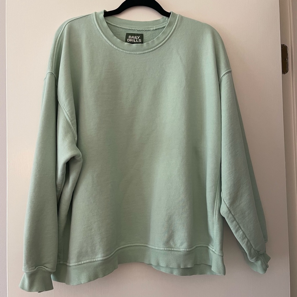 Daily Drills Pastel Mint Pullover
